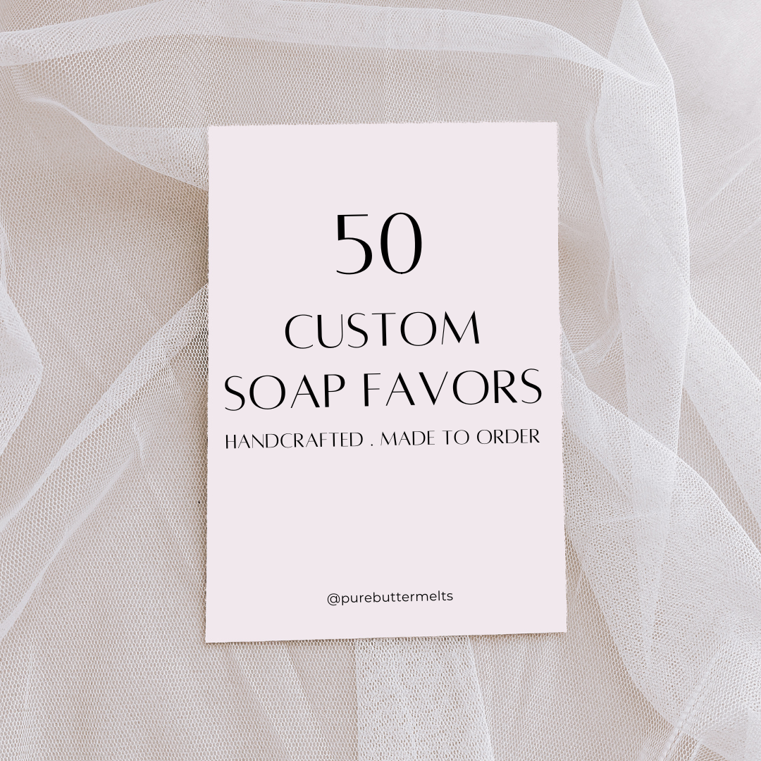 handcrafted custom soap favors