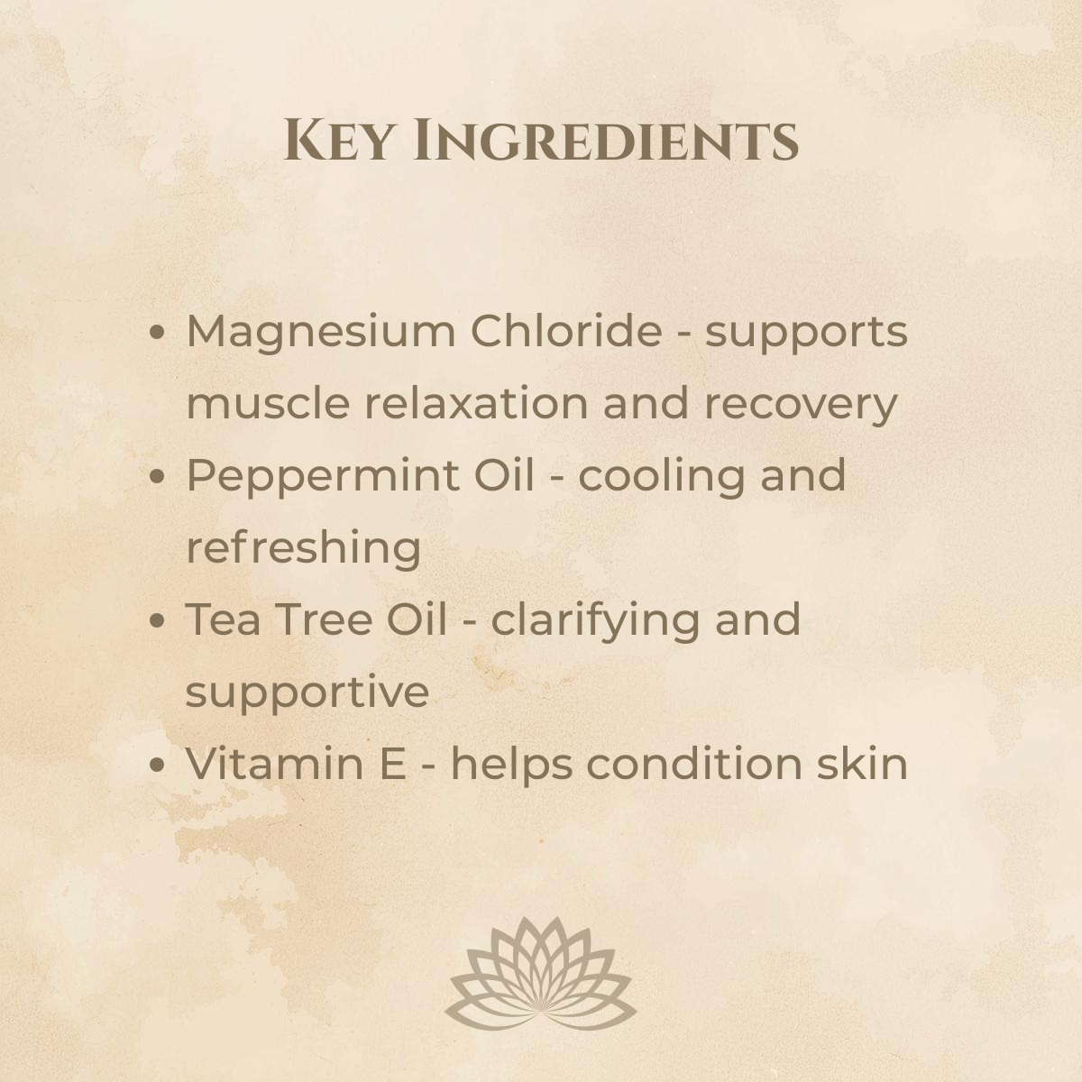 Magnesium Key INgredients
