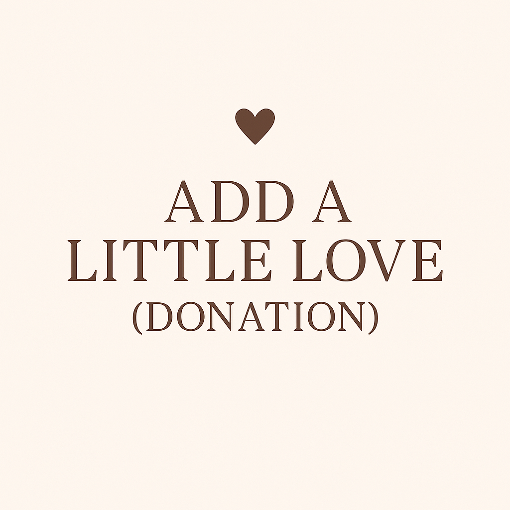 Add a Little Love — optional tip/donation heart graphic, PureButterMelts