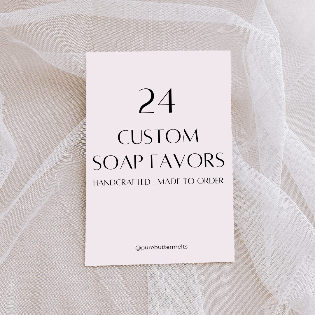 handcrafted custom soap favors