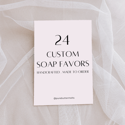 handcrafted custom soap favors