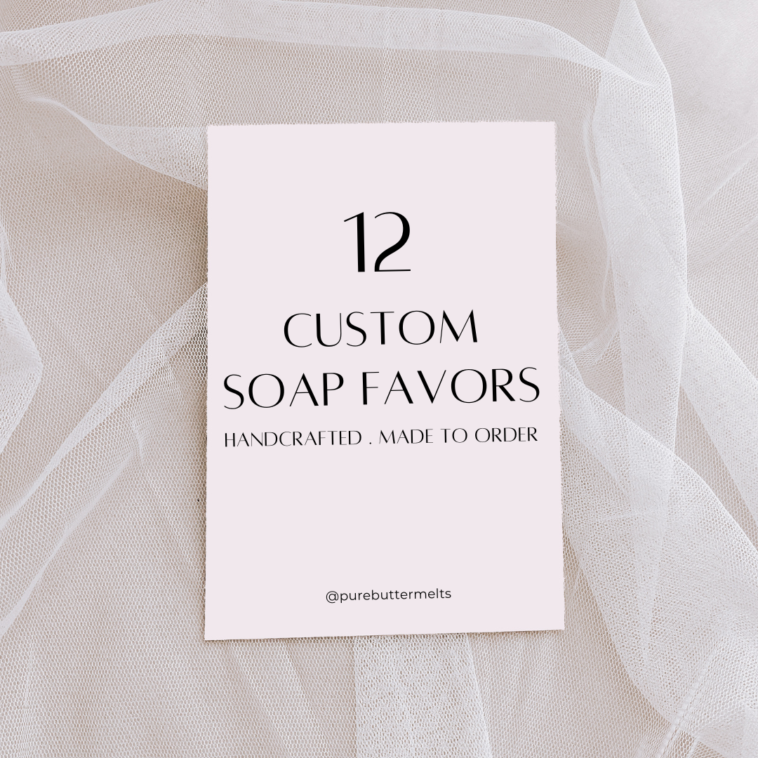 handcrafted custom soap favors