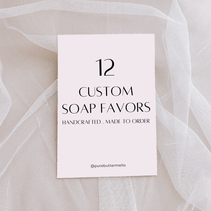 handcrafted custom soap favors