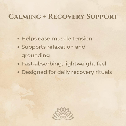 Calming Recovery Support with magnesium spray