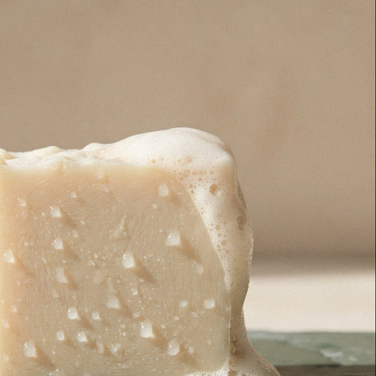Rice Milk Soap bar lathering, pale ivory brightening cleanser — PureButterMelts