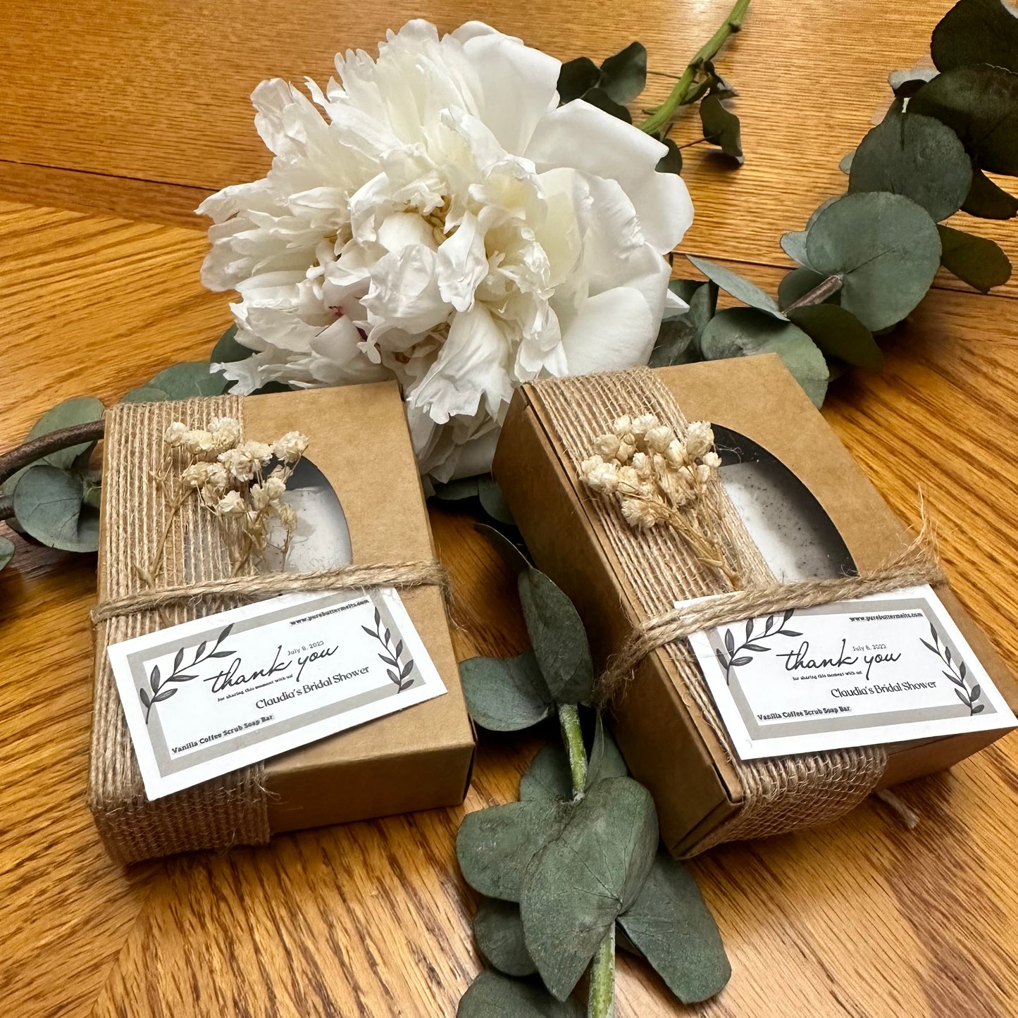 bridal shower handmade soap favors