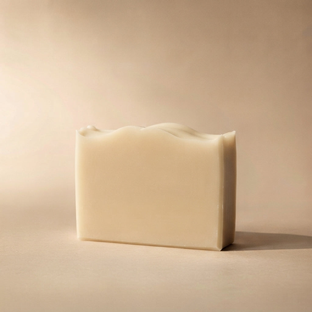 Rice Milk Soap bar, solid pale ivory brightening cleanser — PureButterMelts