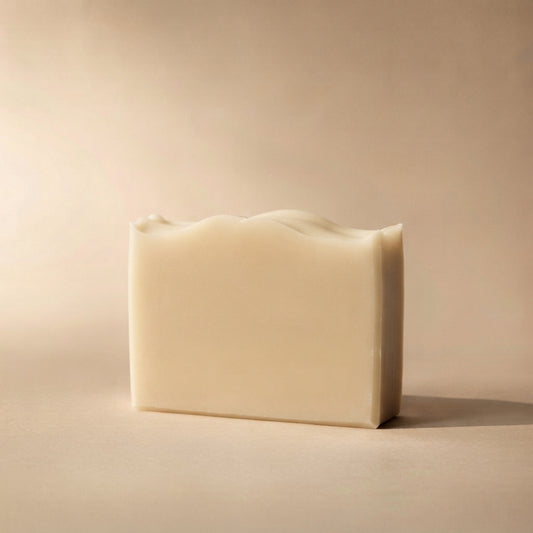 Rice Milk Soap bar, solid pale ivory brightening cleanser — PureButterMelts