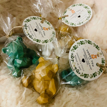 3d teddy bears handmade soap favors