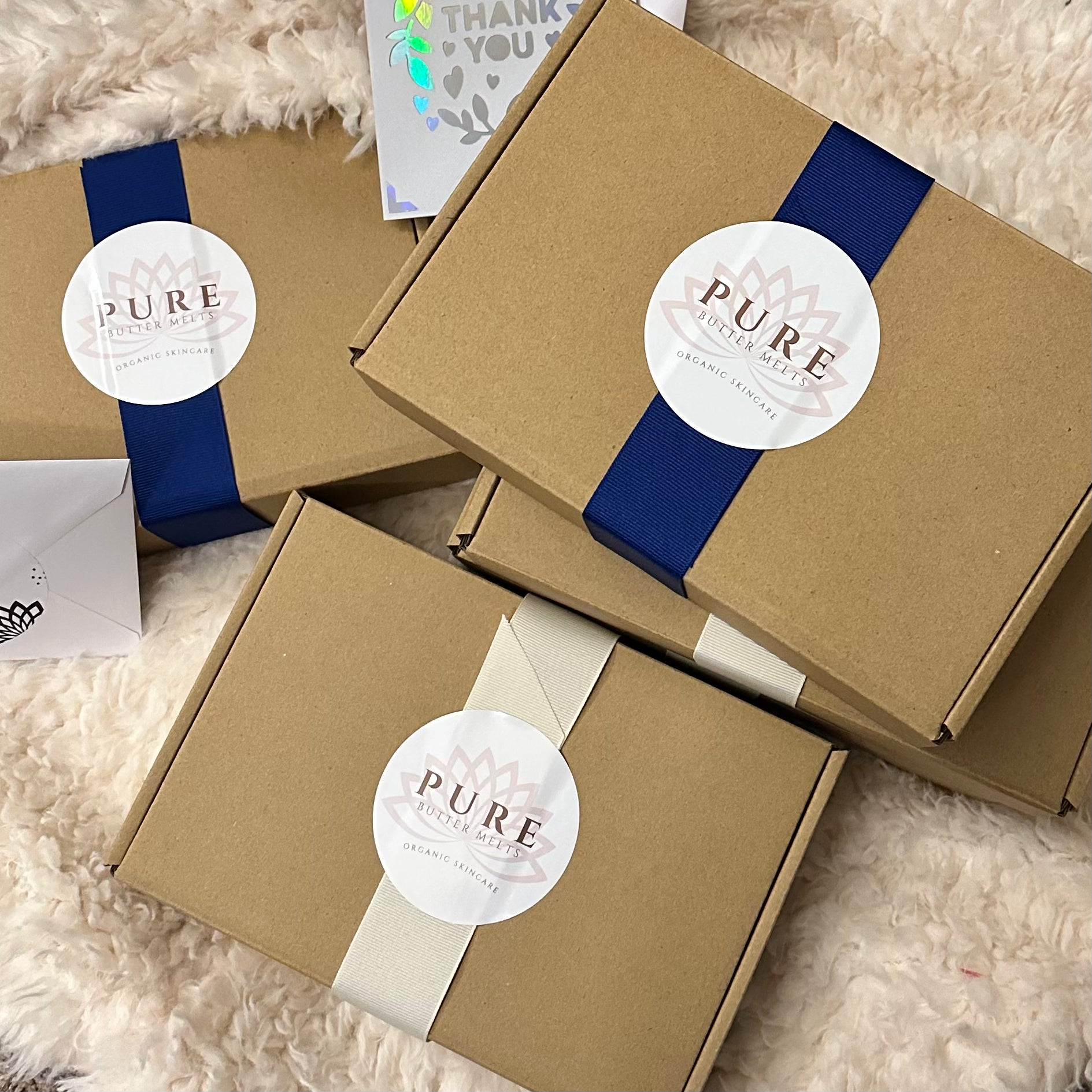 Pure Butter Melts gift set with organic body care